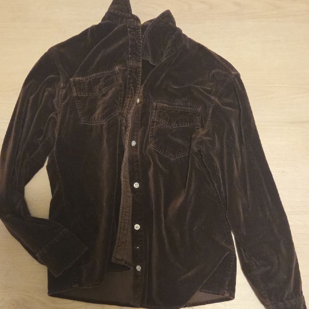 Old Navy Brown Velvet Jacket